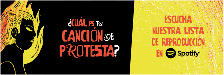 Banner canción de protesta - Spotify