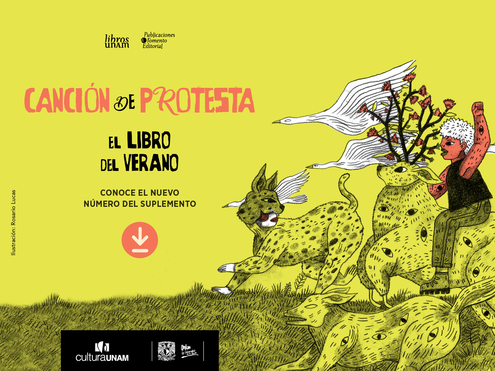 Suplemento junio Canción de Protesta - Libros UNAM